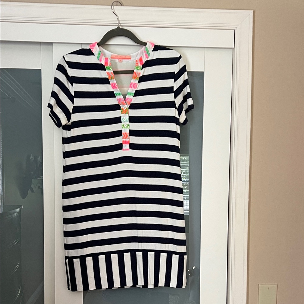 Vilagallo Multicolor Textured dress
